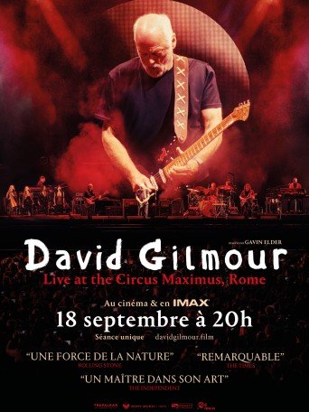 DAVID GILMOUR LIVE AT THE CIRCUS MAXIMUS, ROME